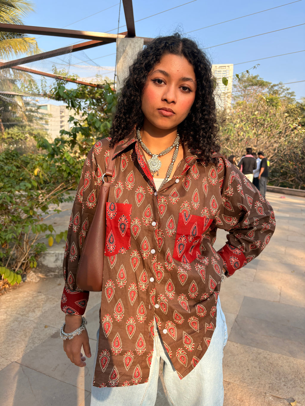 Earthline Ajrakh shirt (loose fit)